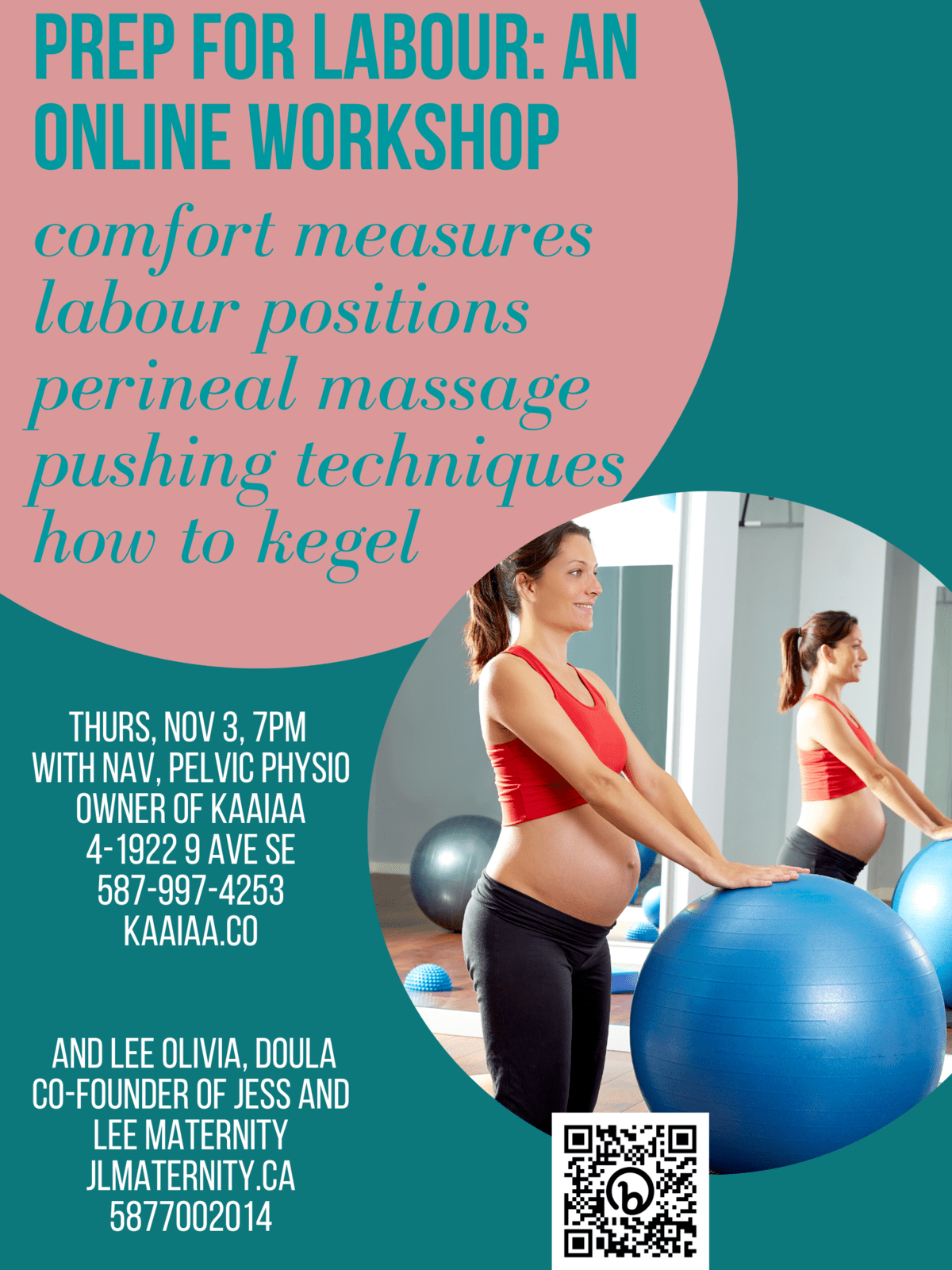 Labour Prep with Doula, Event, Online Course