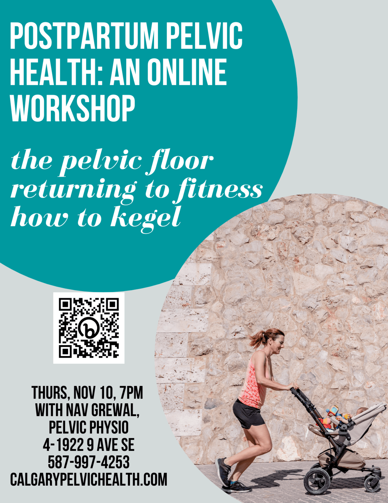 Labour Prep with Pelvic Physiotherapist, Online Course, Event